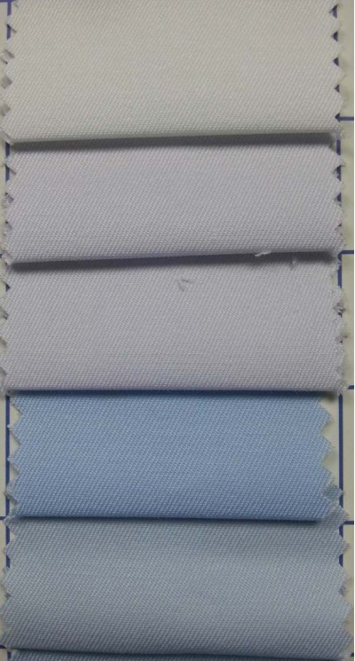 BJ- FUHA 美國白T/C45/2*21*138*71 耐漂白水 耐氯漂 制服 Anti bleaching bleaching resistant 正面照